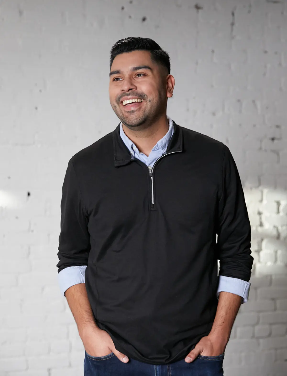 photo of startup employee smiling